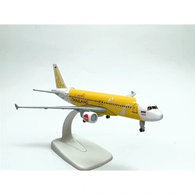 Mô hình máy bay Thai Yellow Airbus A320 20cm kim loại bền đẹp, chỉ 235k 3 Mô hình máy bay Thai Yellow Airbus A320 20cm kim loại bền đẹp, chỉ 235k 3