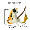 Mô hình mèo câu cá trên đảo trang trí bể cá, thùng xốp, decor bàn làm việc, giá chỉ 29.000 VNĐ 9