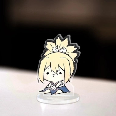 Mô hình Mini Dr Stone Senku Chibi Manga Mica trong suốt – Trang trí góc học, 11.000đ