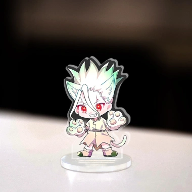 Mô hình Mini Dr.stone Senku Yuzuriha Ogawa Hyoga Chibi 3cm - Trang trí học tập - 15.000