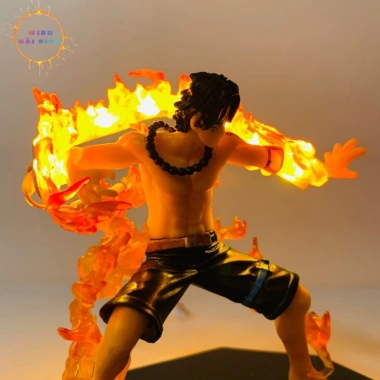 Mô hình One Piece ACE 15cm đế không chữ LED USB - Bộ Fzero - Giá ưu đãi 112k