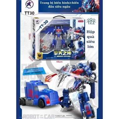 Mô hình Optimus Transformers - Robot lắp ráp biến hình cho bé trai, giảm còn 172.199₫