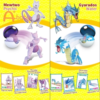 Mô hình Pokemon Pikachu Charizard Mewtwo Eevee - Đồ chơi giảm giá 107.272 VND
