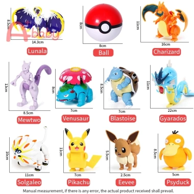 Mô hình Pokemon Pikachu Charizard Mewtwo Eevee - Đồ chơi giảm giá 107.272 VND