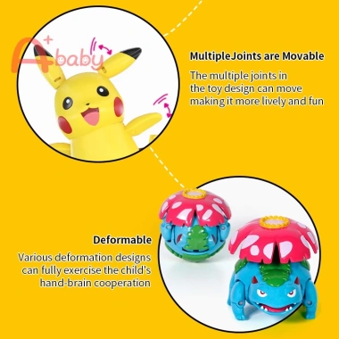 Mô hình Pokemon Pikachu Charizard Mewtwo Eevee - Đồ chơi giảm giá 107.272 VND