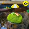 Mô hình Quan Âm Ếch Vịt Lá Sen trên đảo - Trang trí bể cá, hồ thủy sinh, thùng xốp, decor bàn làm việc, giá 49.500đ 7