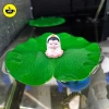 Mô hình Quan Âm Ếch Vịt Lá Sen trên đảo - Trang trí bể cá, hồ thủy sinh, thùng xốp, decor bàn làm việc, giá 49.500đ 8