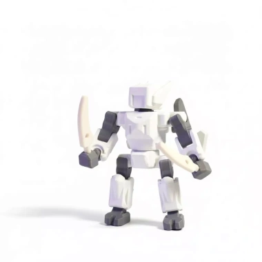 Mô hình Robot Aeris MK‑I – Robot chiến binh khớp linh hoạt, nhựa in 3D, decor bàn làm việc, giá 27.000₫ 4