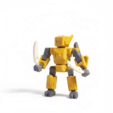 Mô hình Robot Aeris MK‑I – Robot chiến binh khớp linh hoạt, nhựa in 3D, decor bàn làm việc, giá 27.000₫ 5