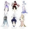 Mô hình Standee Anime Genshin Impact Kamisato Ayaka Ganyu Hutao phụ kiện trang trí để bàn học, giảm giá 23.200 VND
