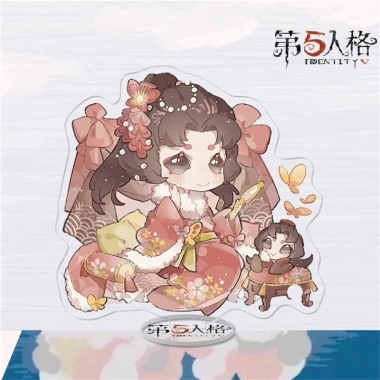 Mô hình Standee Cartoon Gardener Painter Geisha - Tượng acrylic trong suốt, giá 22.000₫