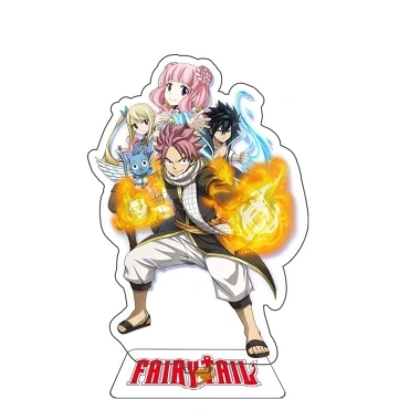 Mô hình Standee Fairy Tail Acrylic Decor Natsu Lucy chibi 2 mặt in hình rõ nét - 14.500 VND 3