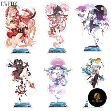 Mô hình Standee Genshin Impact – Hu Tao, Ganyu, Raiden Shogun, Venti – Giá 14.500₫