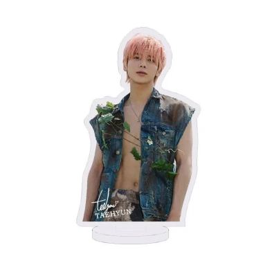Mô hình Standee Kpop TXT SOLO + BTS Jungkook - 9 phụ kiện trang trí bàn học 6