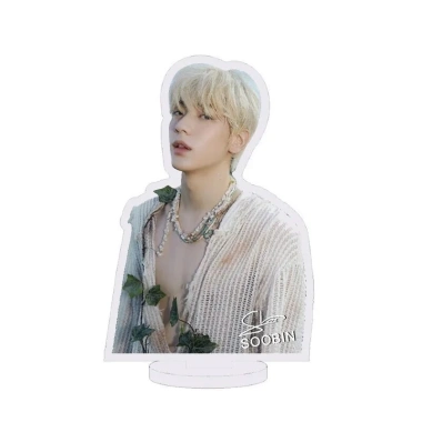 Mô hình Standee Kpop TXT SOLO + BTS Jungkook - 9 phụ kiện trang trí bàn học 7