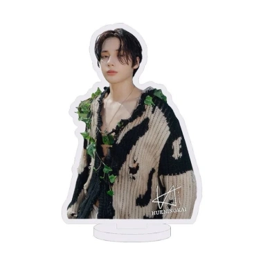 Mô hình Standee Kpop TXT SOLO + BTS Jungkook - 9 phụ kiện trang trí bàn học 8