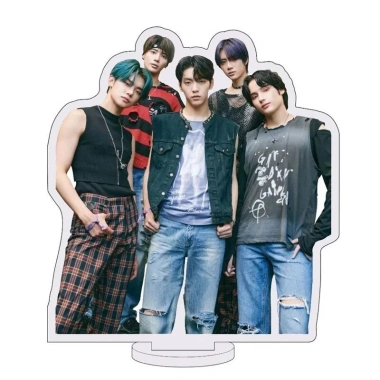 Mô hình Standee Kpop TXT SOLO + BTS Jungkook - 9 phụ kiện trang trí bàn học 9