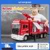 Mô hình xe cứu hỏa chở nước, thang trượt, đèn nhạc - Đồ chơi hấp dẫn cho bé trai 2