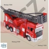Mô hình xe cứu hỏa chở nước, thang trượt, đèn nhạc - Đồ chơi hấp dẫn cho bé trai 4