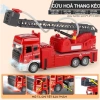 Mô hình xe cứu hỏa chở nước, thang trượt, đèn nhạc - Đồ chơi hấp dẫn cho bé trai 9