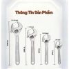 Mỏ Lết Thép Đúc Chống Gỉ Sét Đủ Size 6‑18 inch Dày Dặn, Đẹp, Giá ưu đãi 69.000₫ 2