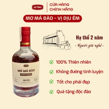 Mơ Má Đào vị Dịu Êm Cô Tâm 375ml/500ml - Thủ công Bách Cốc, giá ưu đãi 140.000₫