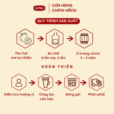 Mơ Má Đào vị Dịu Êm Cô Tâm 375ml/500ml - Thủ công Bách Cốc, giá ưu đãi 140.000₫ 3