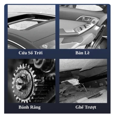 Mỡ Tra Bảo Dưỡng Xe Ô Tô N198Car - Chống Rỉ Sét, Bôi Trơn, Giảm Va Đập & Tiếng Cọt Kẹt 5 Mỡ Tra Bảo Dưỡng Xe Ô Tô N198Car - Chống Rỉ Sét, Bôi Trơn, Giảm Va Đập & Tiếng Cọt Kẹt 5