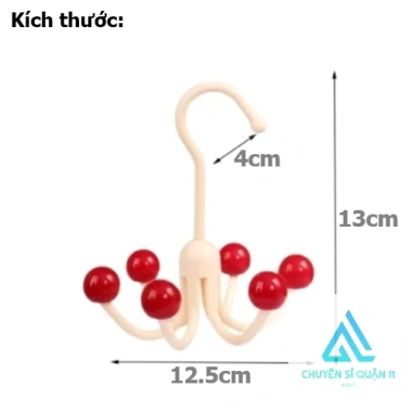 Móc 6 chấu bi đa chức năng hình bạch tuột - xoay 360°, giá ưu đãi 13.548 VND
