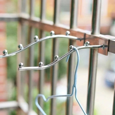 Móc 7 bi inox gắn tường không gỉ - treo quần áo đa năng tiện dụng 7 chỗ 3