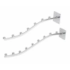 Móc 7 bi inox gắn tường không gỉ - treo quần áo đa năng tiện dụng 7 chỗ 10