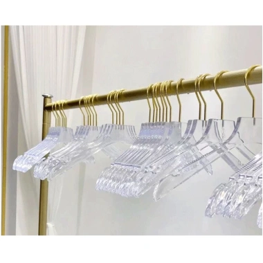Móc Áo Mika Trong Suốt Cao Cấp - Móc Treo Quần Áo Shop, Giá chỉ 13.000đ, Độ bền cao, Thiết kế sang trọng 6