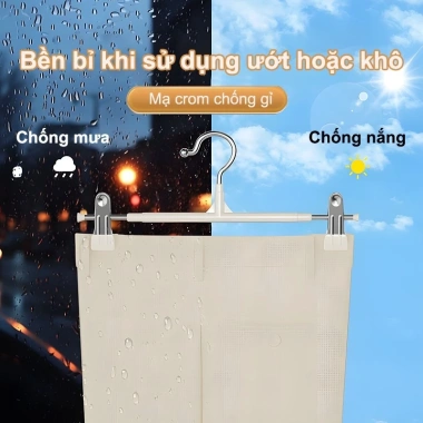 Móc áo nâng cấp chống trượt, vật liệu dày bền bỉ, chịu lực cao - Giá chỉ 63.999₫ 3
