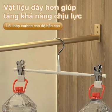 Móc áo nâng cấp chống trượt, vật liệu dày bền bỉ, chịu lực cao - Giá chỉ 63.999₫ 5