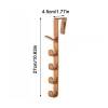 Móc áo OPEAREY 5 chiếc không dấu vết, treo tường, cho áo, mũ, ví - Giá 23.760 VND 2