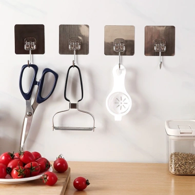 Móc Bạc Dán Tường Chịu Lực 5kg - Siêu Dính Đa Năng, Giá chỉ 5.000₫ 5 Móc Bạc Dán Tường Chịu Lực 5kg - Siêu Dính Đa Năng, Giá chỉ 5.000₫ 5