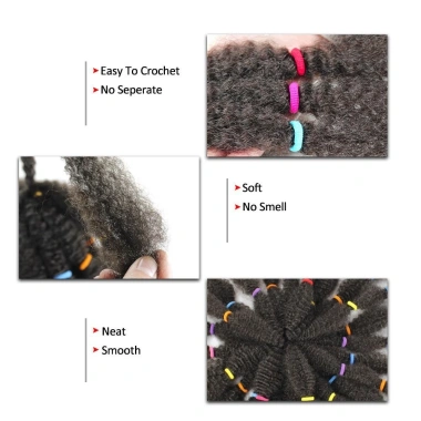 Móc Bện Tóc Nam Phi 12 inch Chất Lượng Cao, Sợi Chịu Nhiệt, Mềm Lông Tơ DIY Hàng Ngày 7