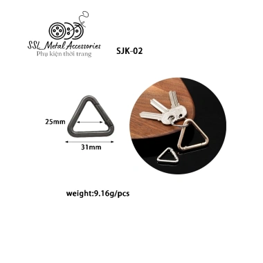 Móc Càng Cua Tam Giác SJK-02 - 5 Cái Dùng Cho Túi Xách, Cặp, Vali - 23.999₫ 10