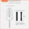 Móc chìa khóa da ô tô - Vòng da sang trọng, bảo vệ an toàn, giá ưu đãi 43.340₫ 7