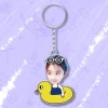 Móc chìa khóa đáng yêu cho bé, in hình cute, cắt ảnh theo yêu cầu - Giá 15.000đ