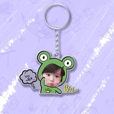 Móc chìa khóa đáng yêu cho bé, in hình cute, cắt ảnh theo yêu cầu - Giá 15.000đ 2