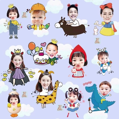 Móc chìa khóa đáng yêu cho bé, in hình cute, cắt ảnh theo yêu cầu - Giá 15.000đ 7