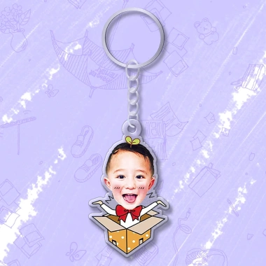 Móc chìa khóa đáng yêu cho bé, in hình cute, cắt ảnh theo yêu cầu - Giá 15.000đ 9