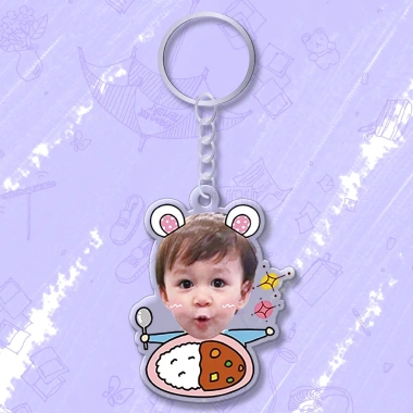 Móc chìa khóa đáng yêu cho bé, in hình cute, cắt ảnh theo yêu cầu - Giá 15.000đ 13