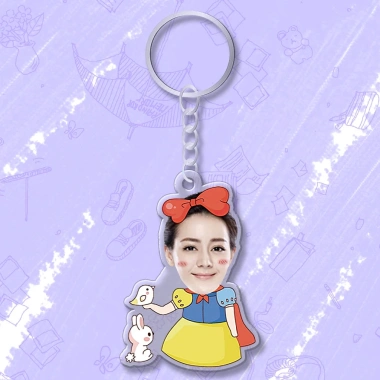 Móc chìa khóa đáng yêu cho bé, in hình cute, cắt ảnh theo yêu cầu - Giá 15.000đ 23