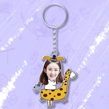 Móc chìa khóa đáng yêu cho bé, in hình cute, cắt ảnh theo yêu cầu - Giá 15.000đ 24