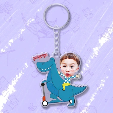 Móc chìa khóa đáng yêu cho bé, in hình cute, cắt ảnh theo yêu cầu - Giá 15.000đ 26