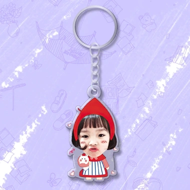 Móc chìa khóa đáng yêu cho bé, in hình cute, cắt ảnh theo yêu cầu - Giá 15.000đ 29