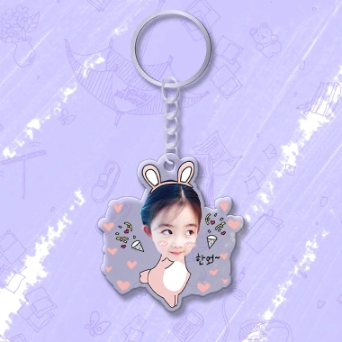 Móc chìa khóa đáng yêu cho bé, in hình cute, cắt ảnh theo yêu cầu - Giá 15.000đ 32