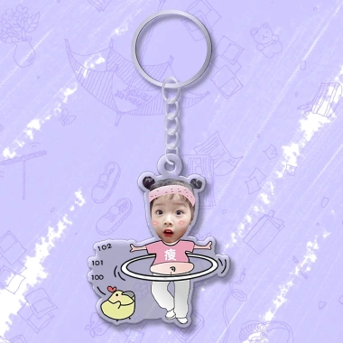 Móc chìa khóa đáng yêu cho bé, in hình cute, cắt ảnh theo yêu cầu - Giá 15.000đ 34